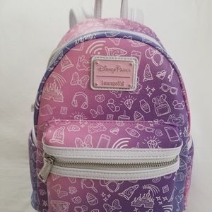 Loungefly Ombre Disney Parks Icon Backpack